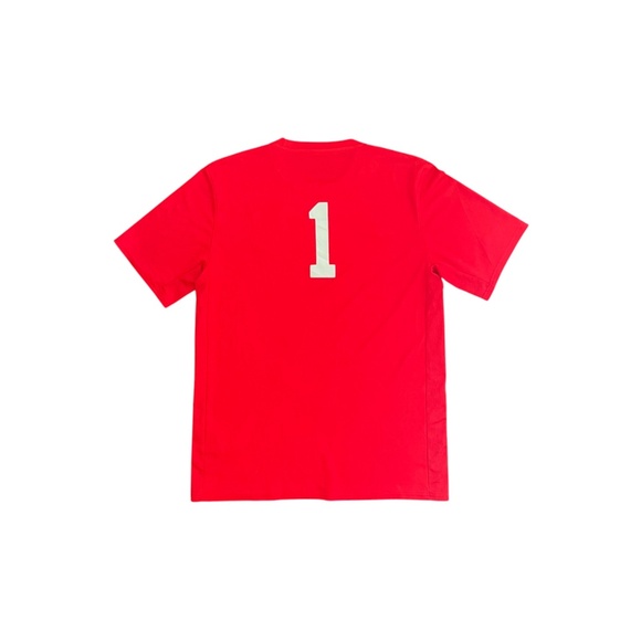 Nike Dri-Fit T-Shirt Top Red Short Sleeve Authentic Size M ReAL Kansas City - Picture 3 of 6